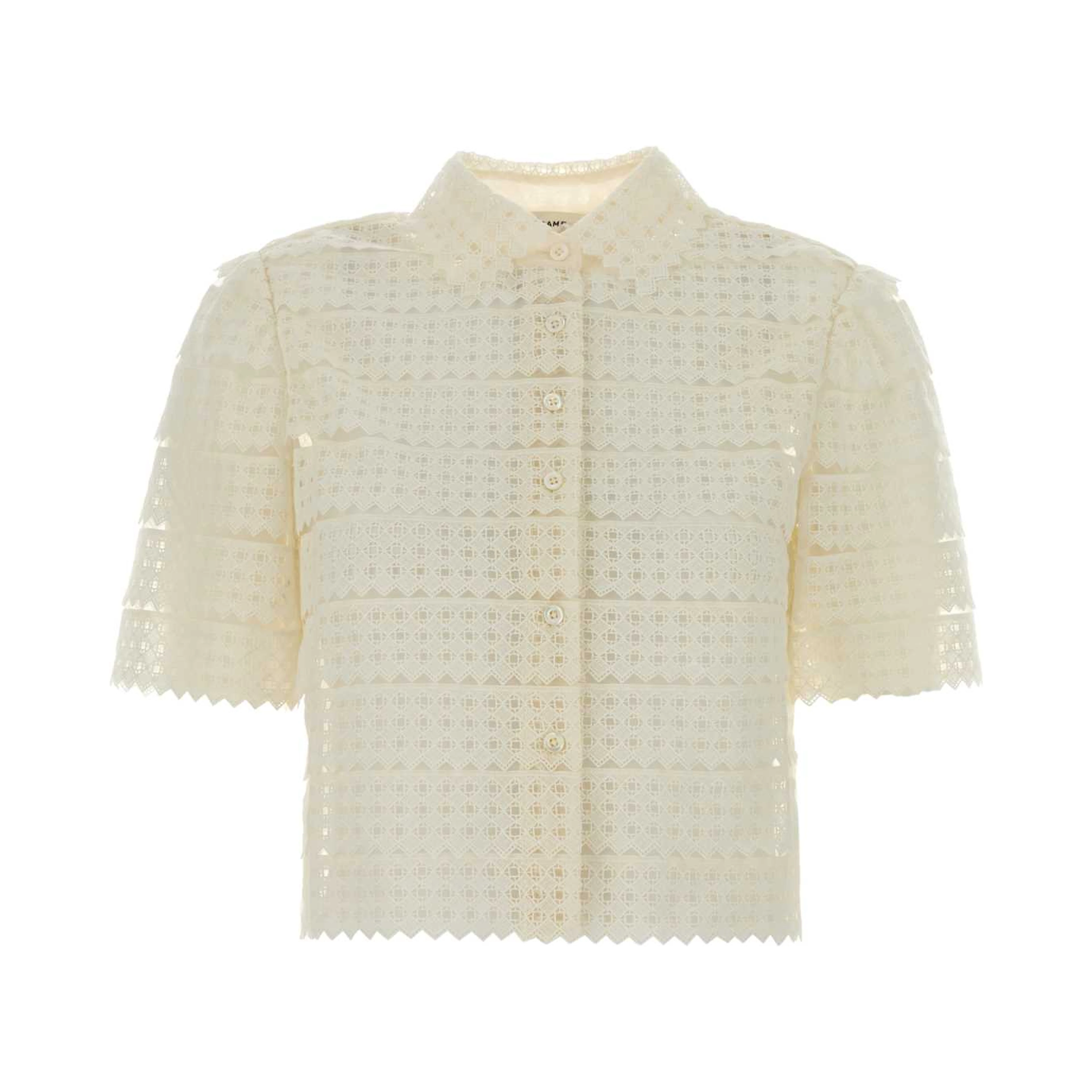 THE LATTICE CROCHET BLOUSE