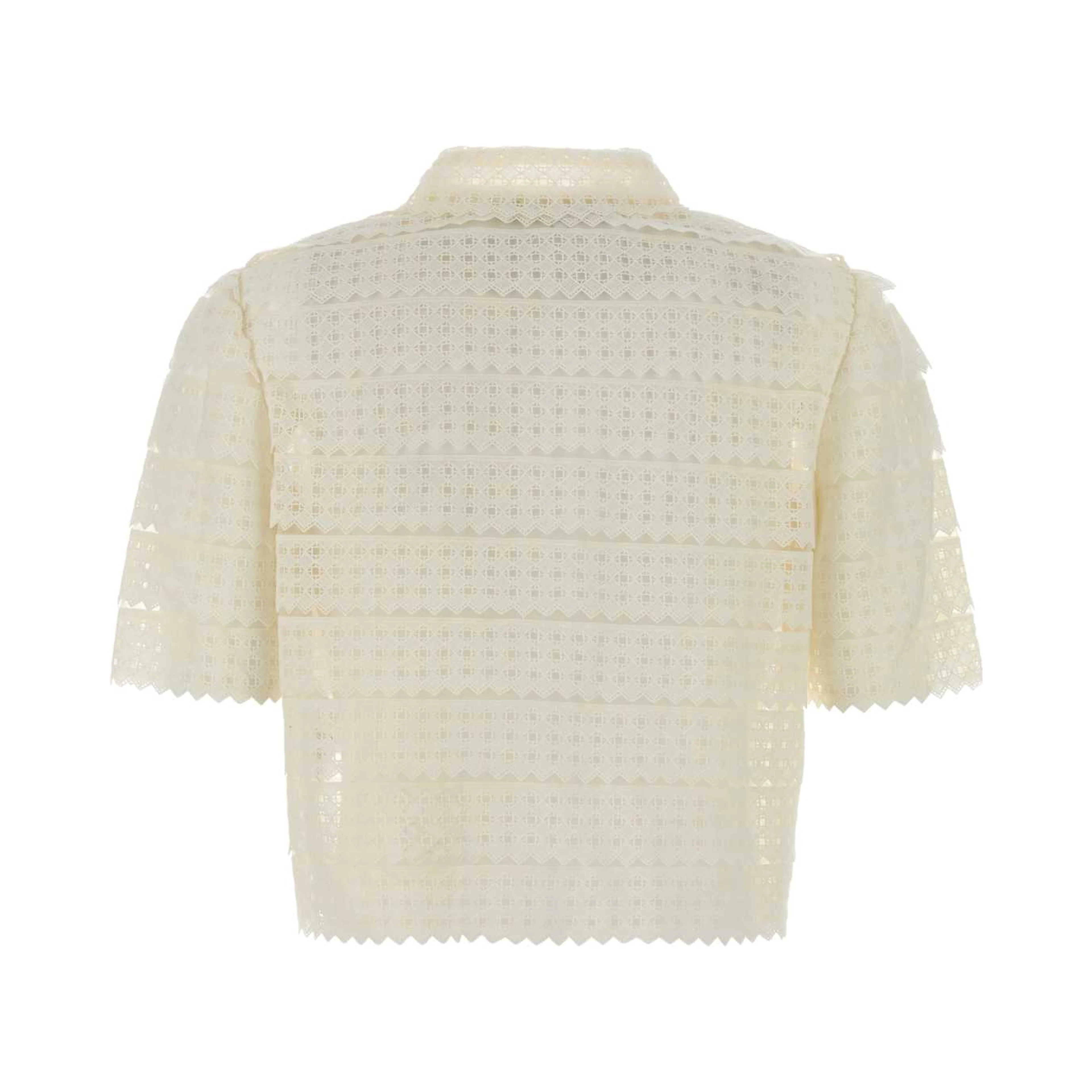 THE LATTICE CROCHET BLOUSE
