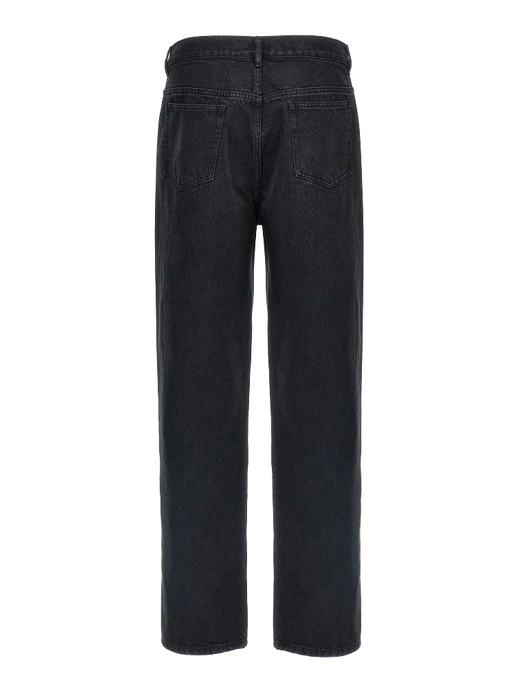 Black Cotton Straight-Leg Jeans alternative