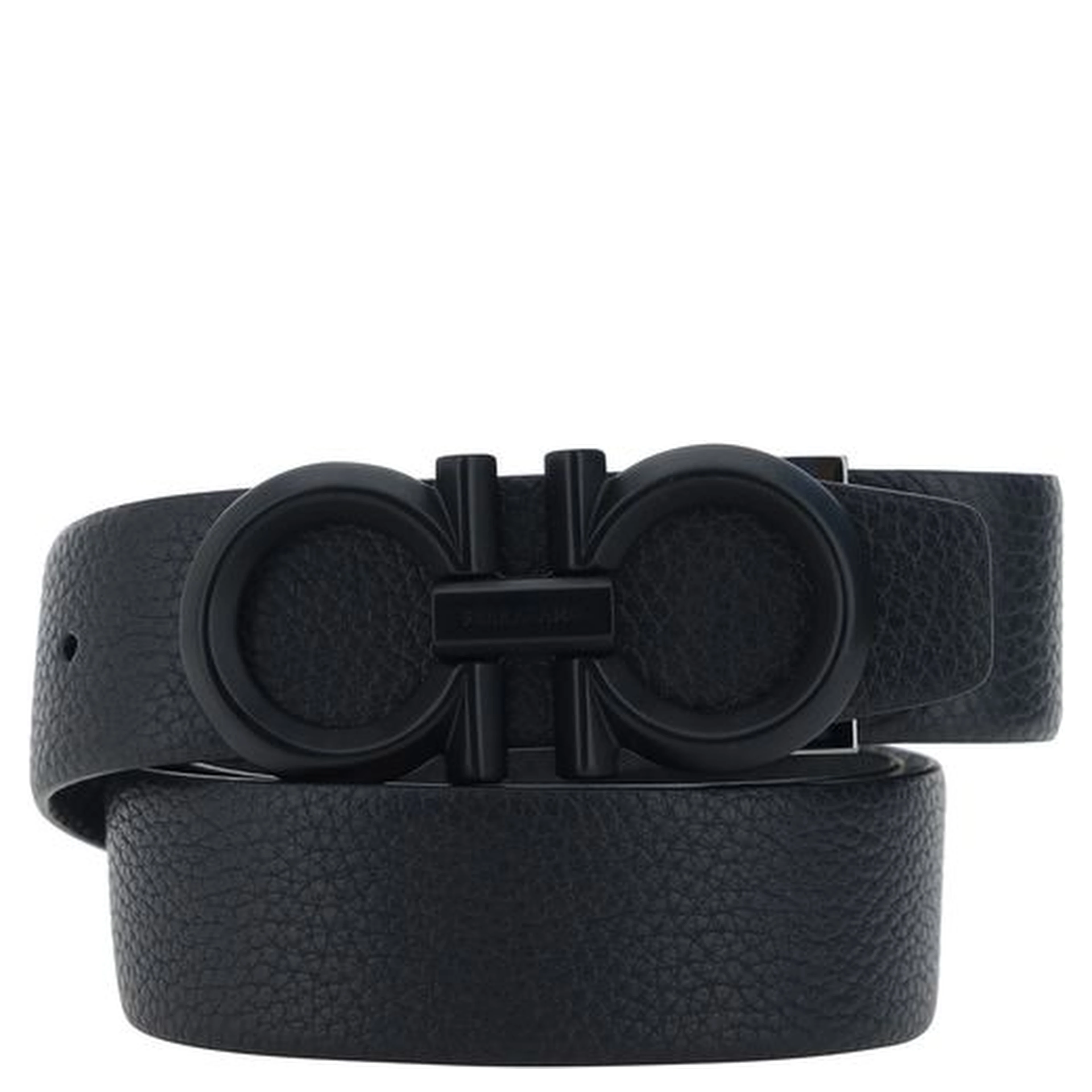 Black Calf Leather Bos Taurus Regular Belt