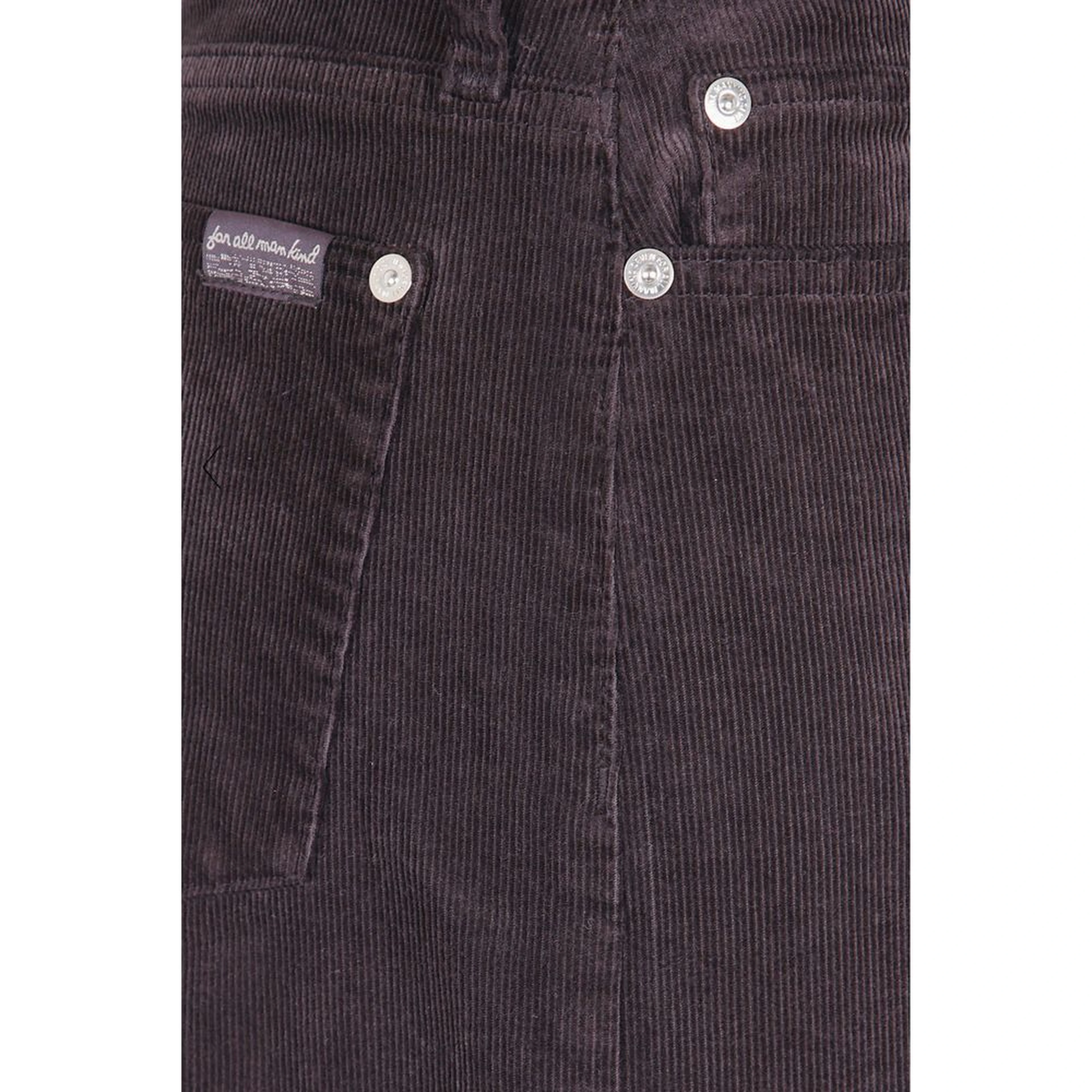 Brown Cotton Casual Pants