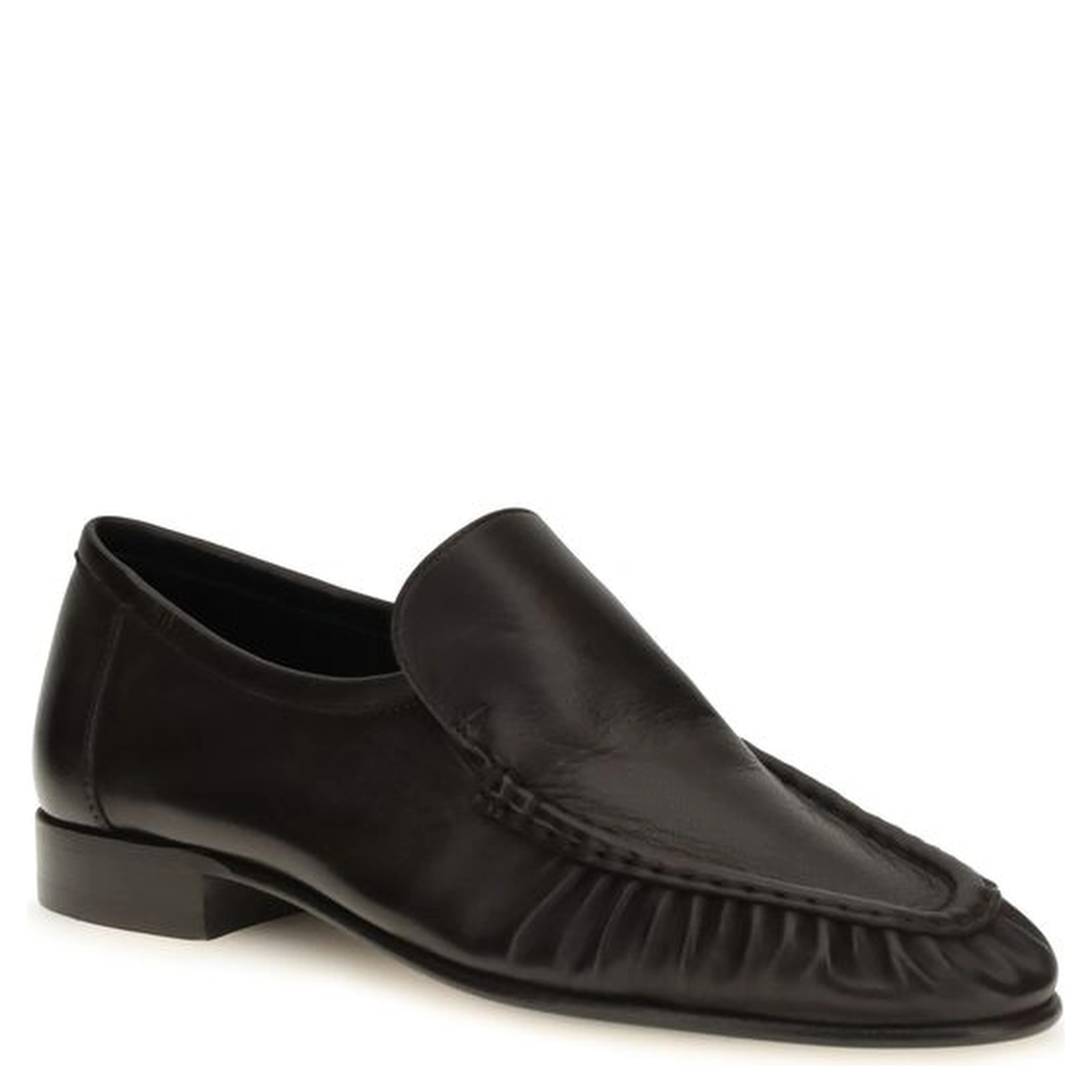 Brown Suede Leather Slip-On Loafers