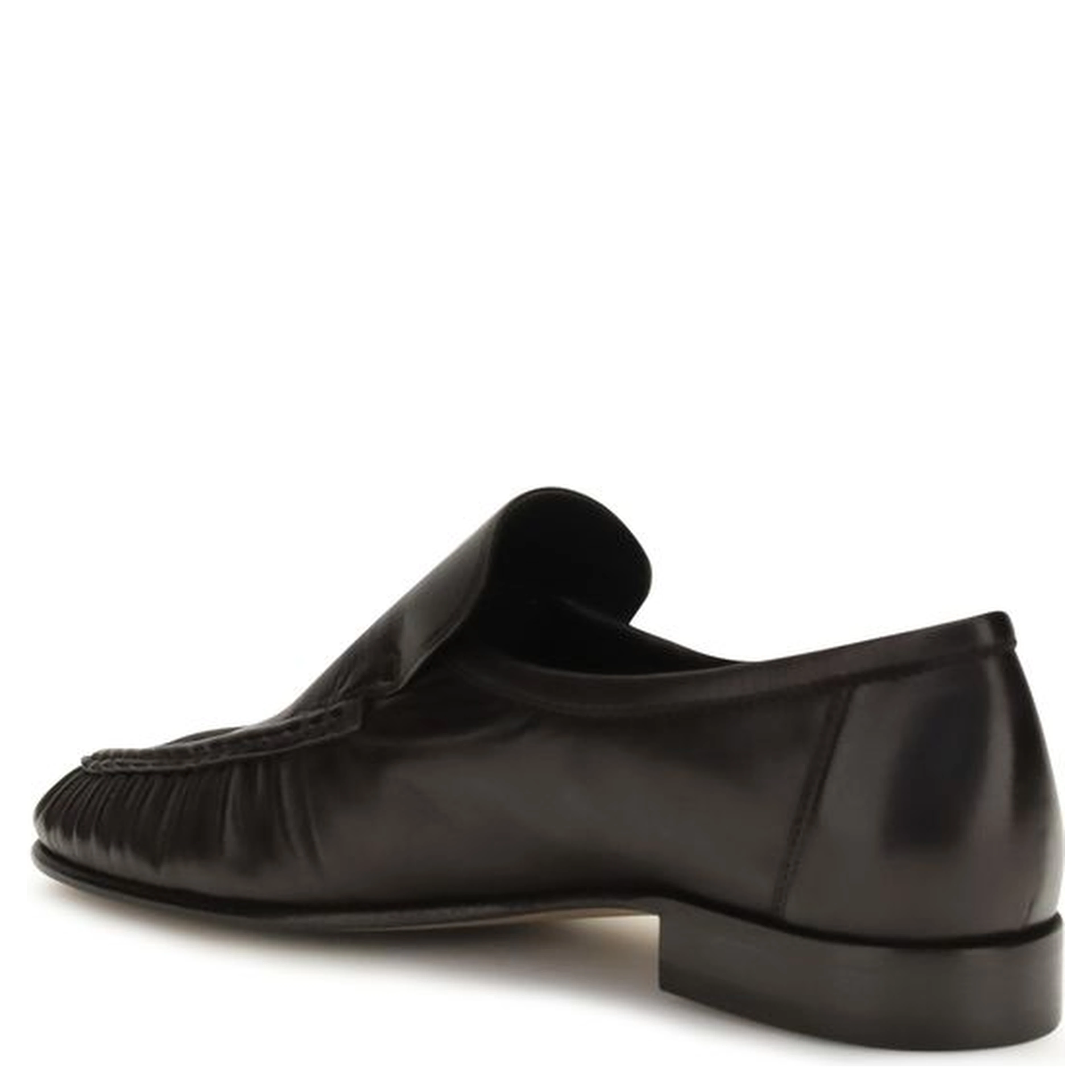 Brown Suede Leather Slip-On Loafers