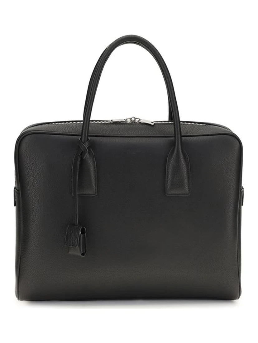 Black Calf Leather Bos Taurus Handbag