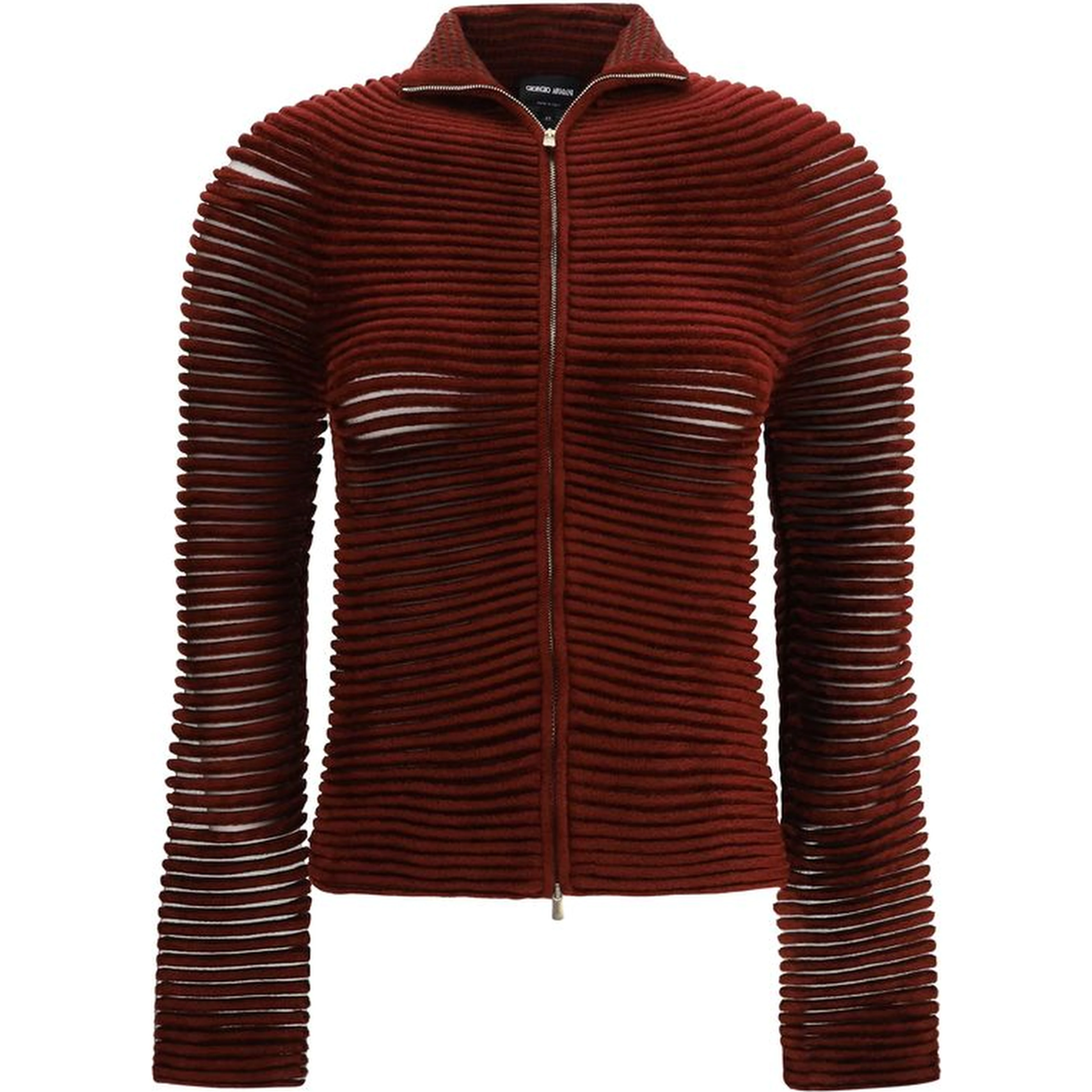 Bordeaux Viscose Cardigan