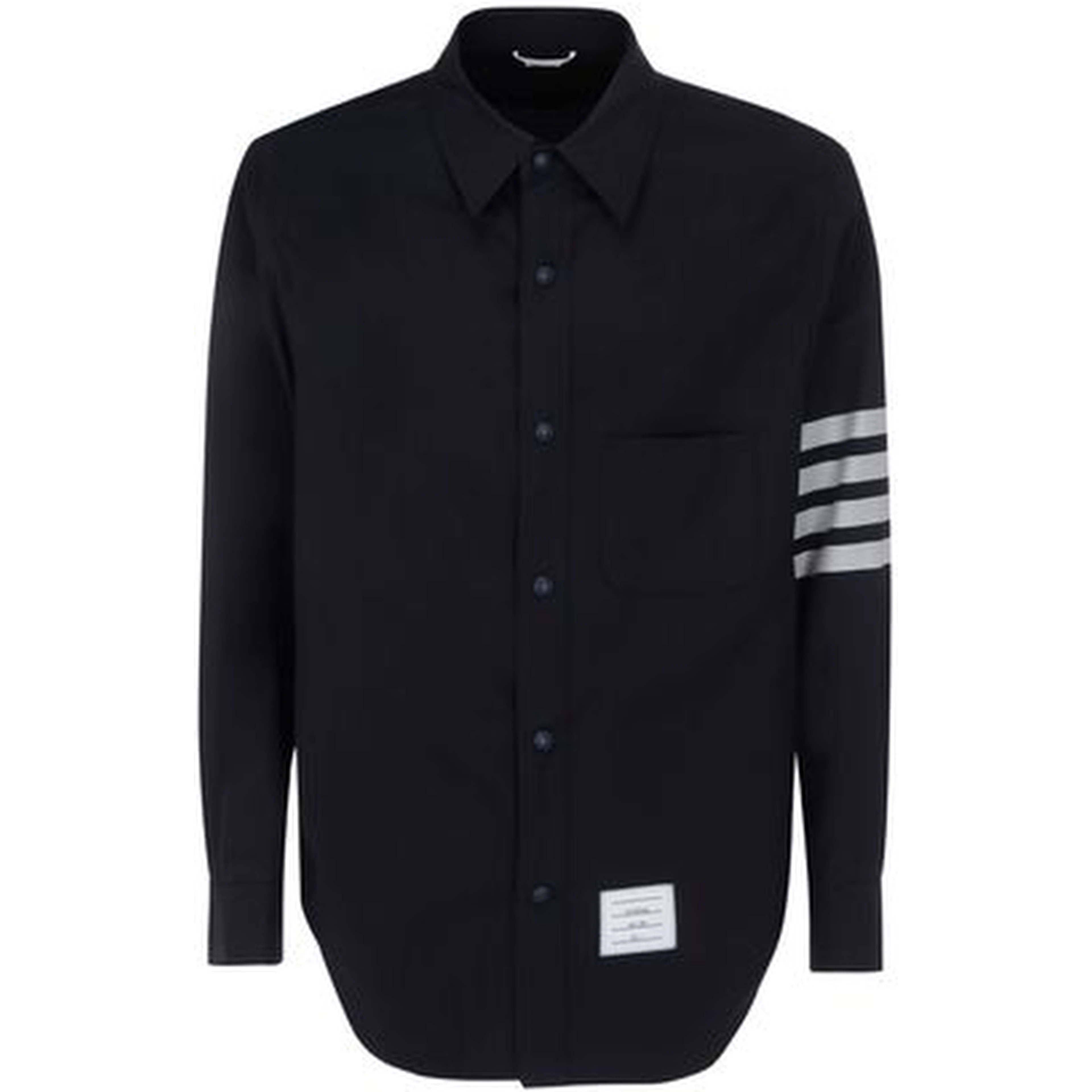 Blue Wool Oves Aries Dress Shirt