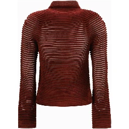 Bordeaux Viscose Cardigan