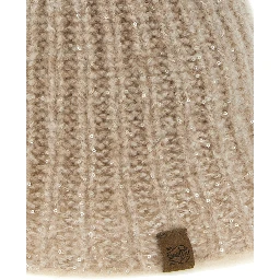 Beige Cashmere Bucket Hat