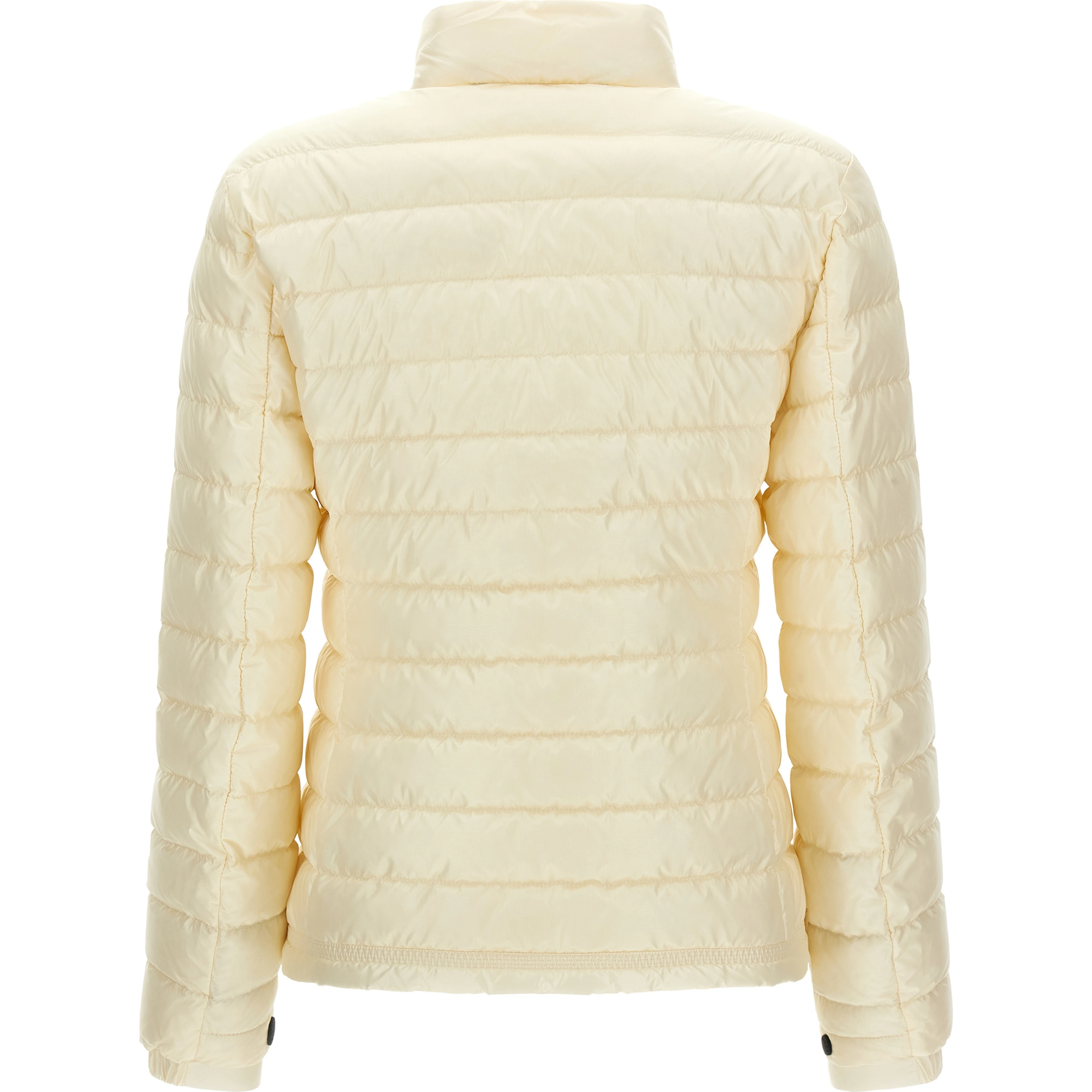 White Polyamide Full-Length Jacket