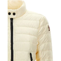 White Polyamide Full-Length Jacket