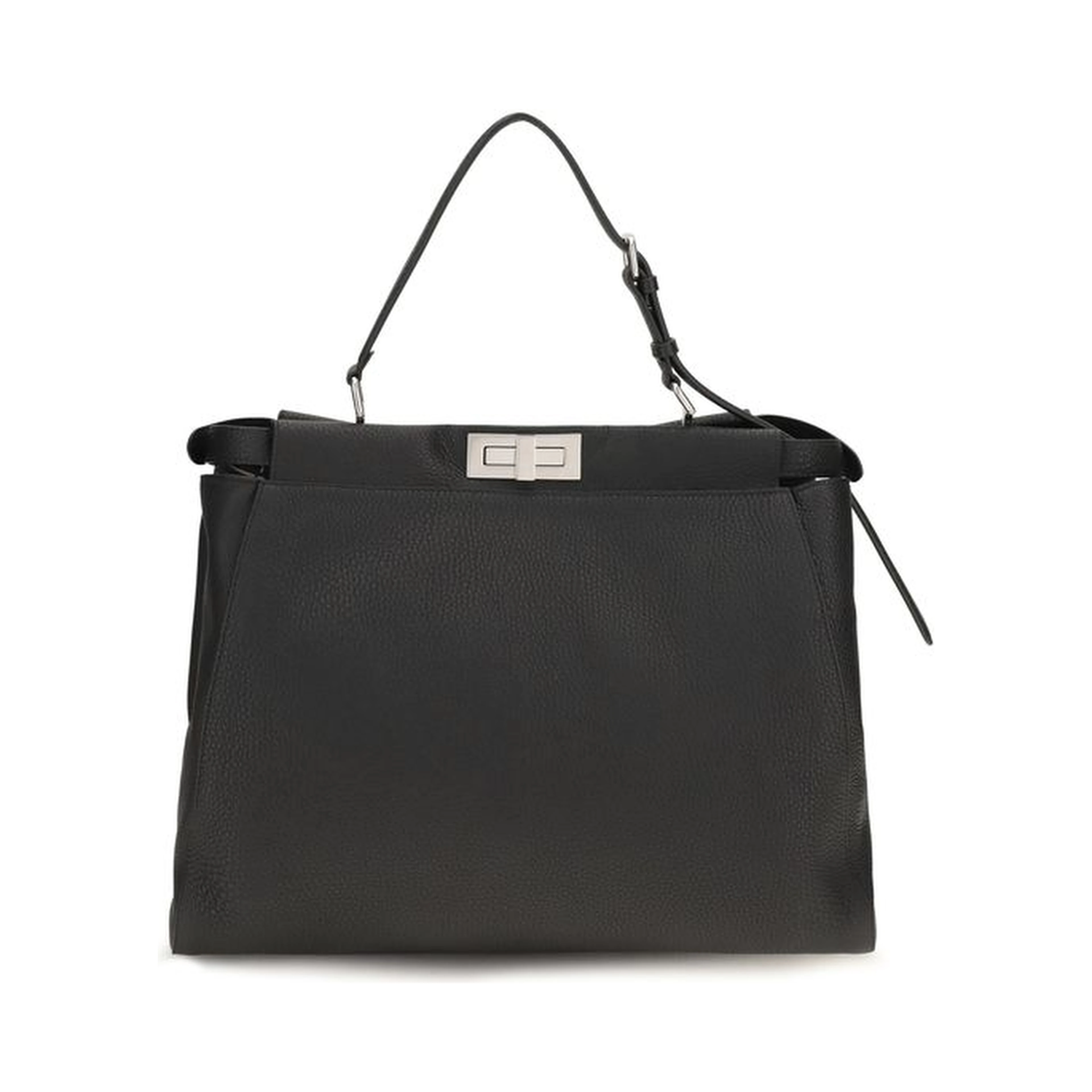 Black Calf Leather Bos Taurus Shoulder Bag