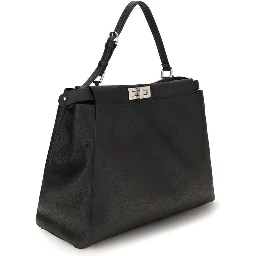 Black Calf Leather Bos Taurus Shoulder Bag