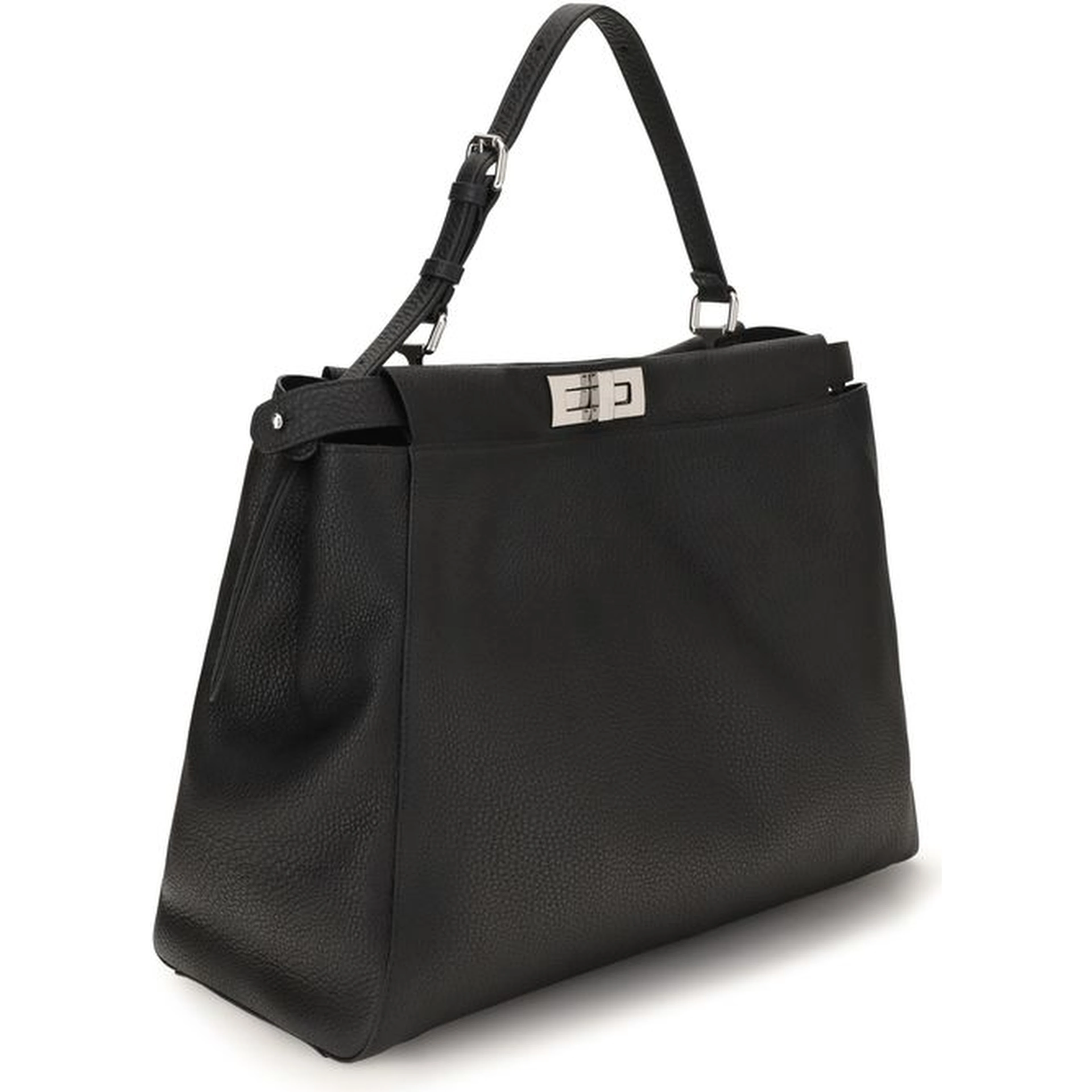 Black Calf Leather Bos Taurus Shoulder Bag