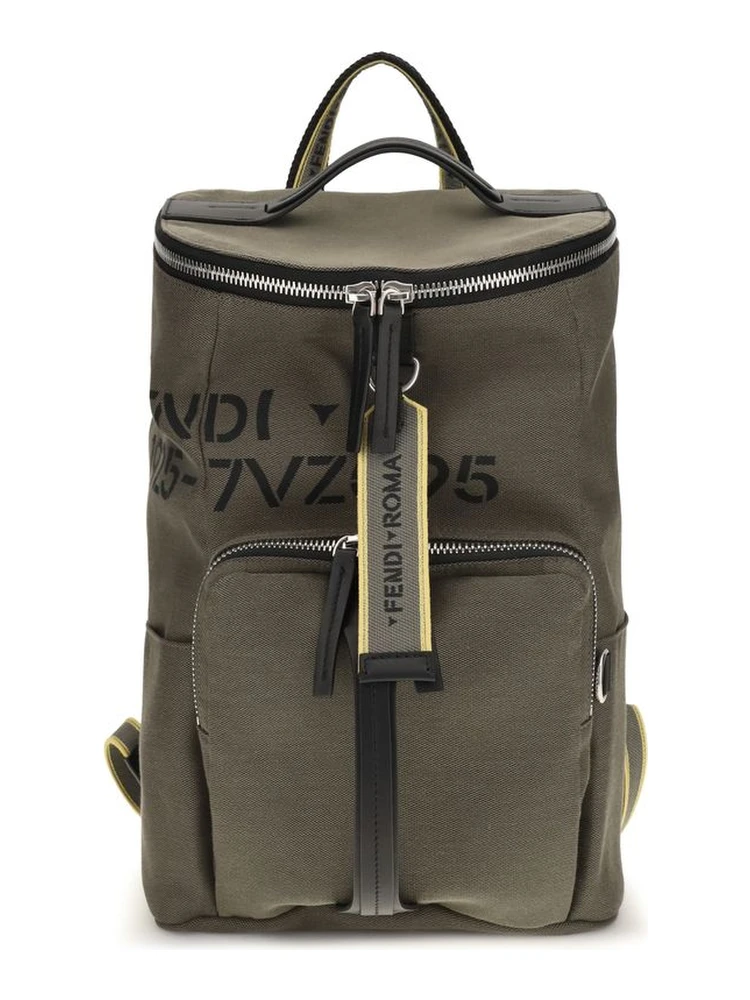 Bicolor Cotton Backpack