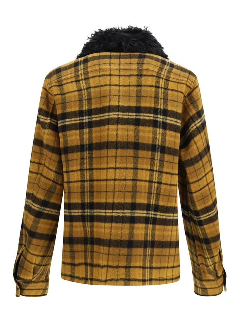 Multicolor Wool Oves Aries Full-Length Jacket