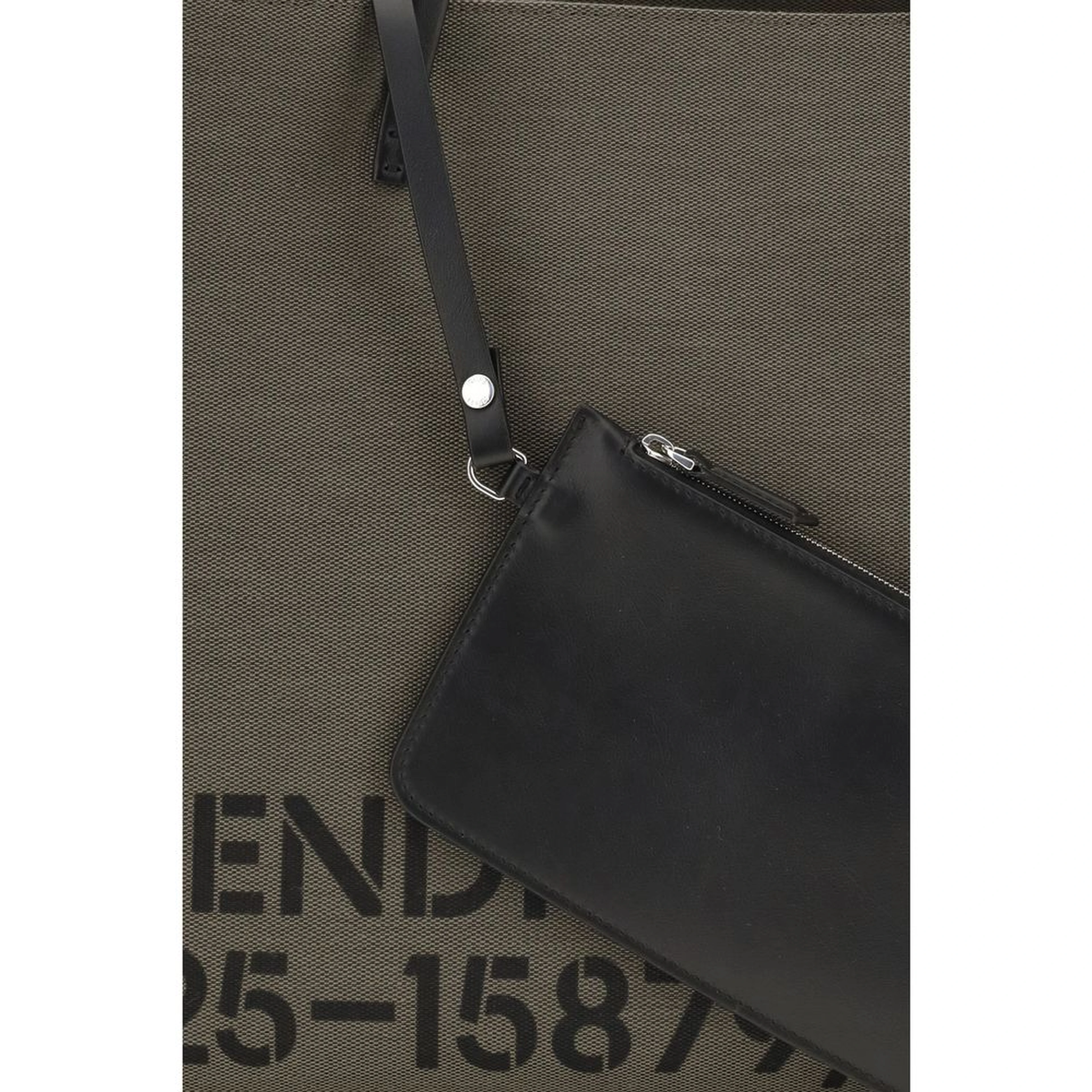 Bicolor Polyester Shoulder Bag