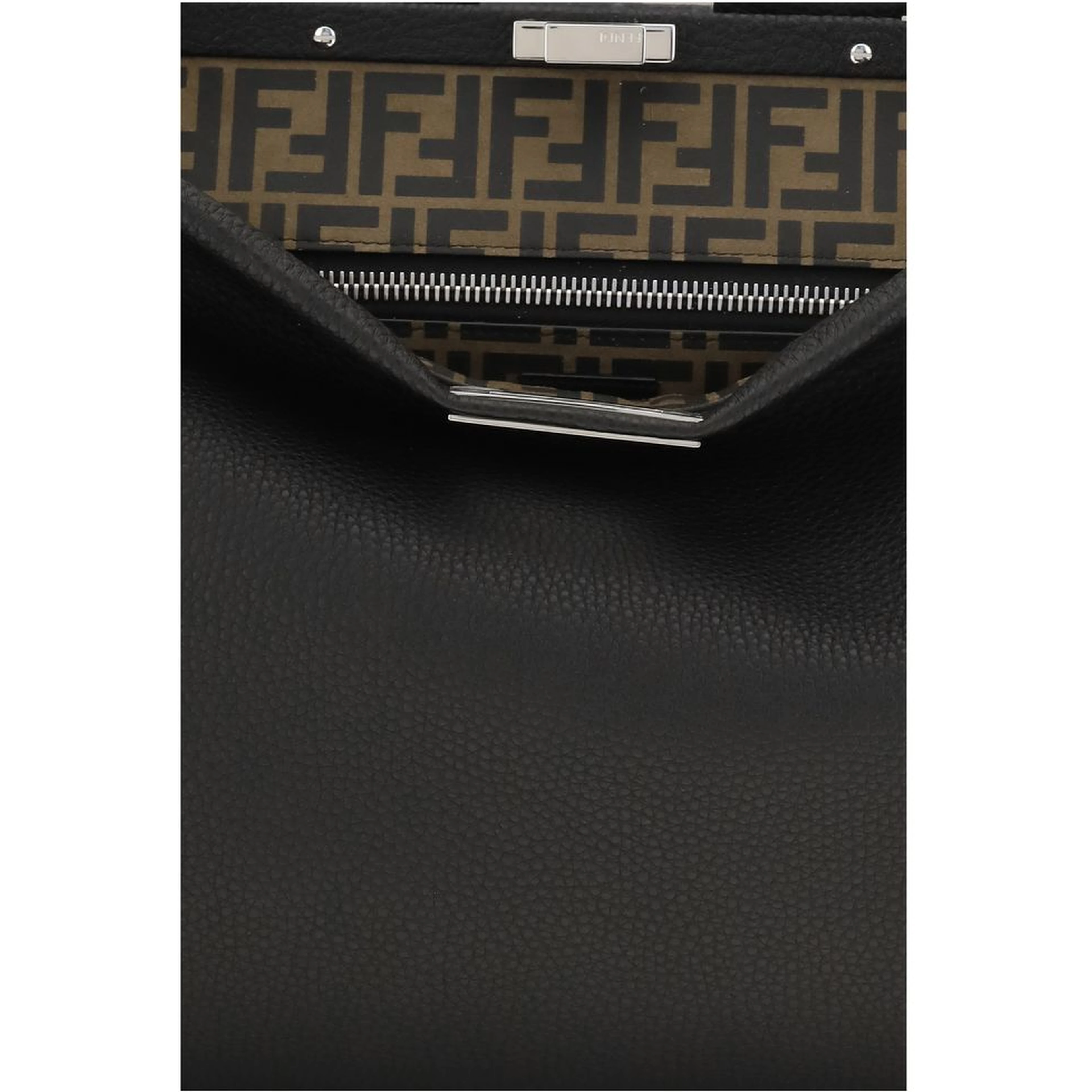 Black Calf Leather Bos Taurus Shoulder Bag