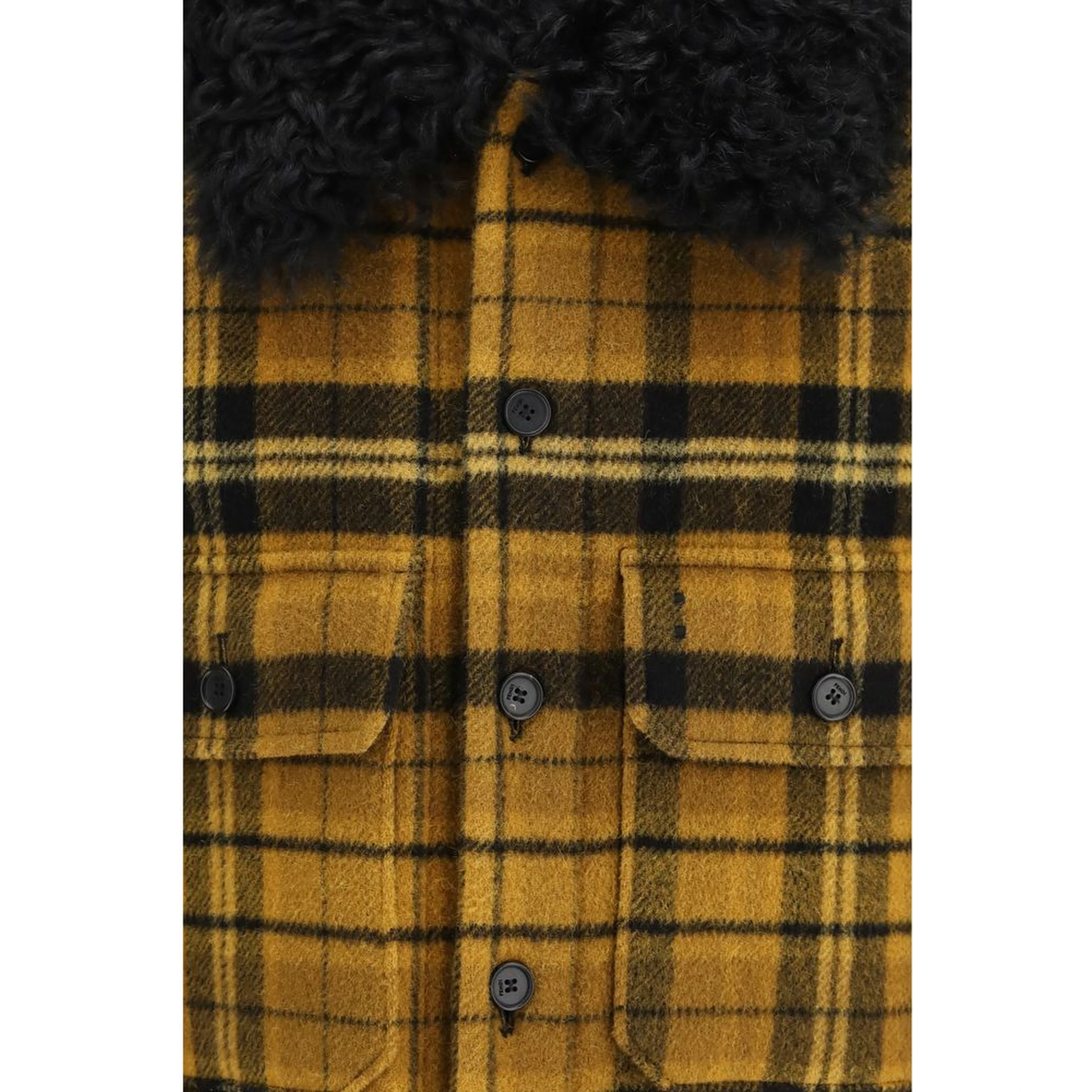 Multicolor Wool Oves Aries Full-Length Jacket