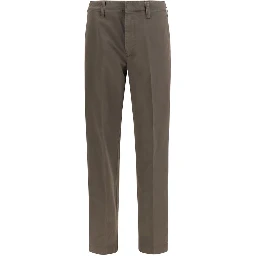Brown Cotton Cargo Pants