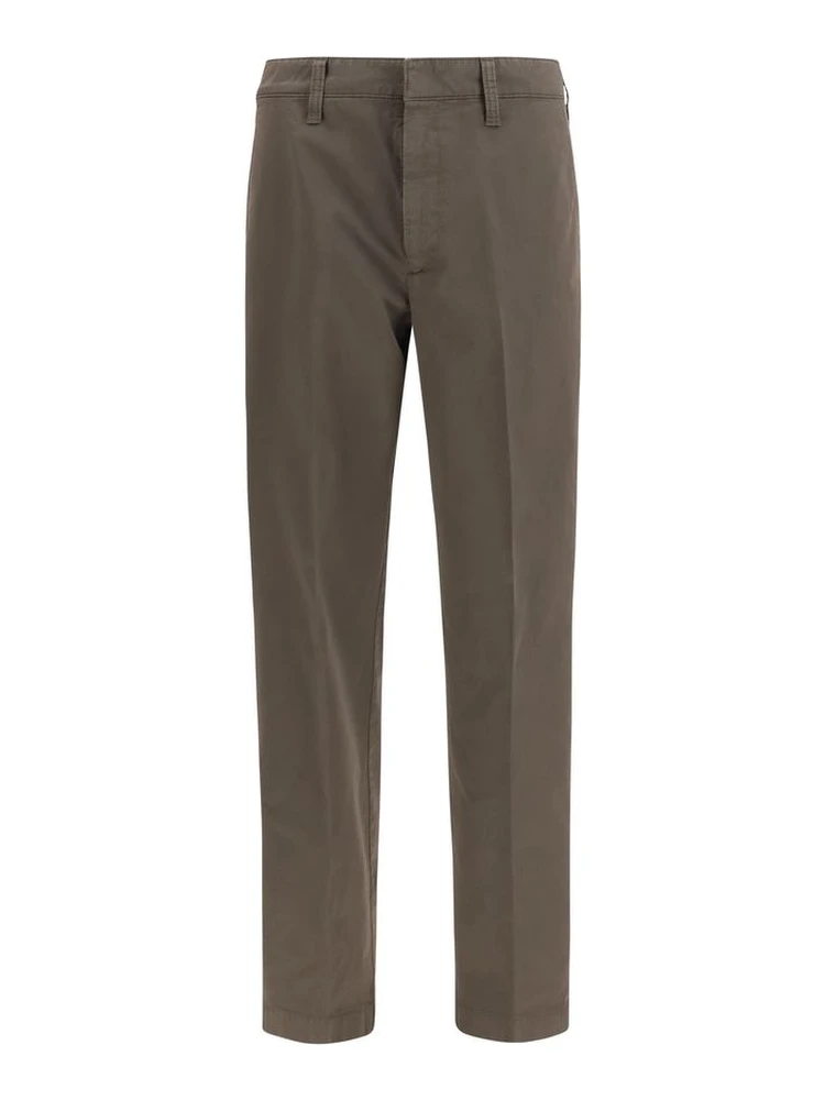 Brown Cotton Cargo Pants
