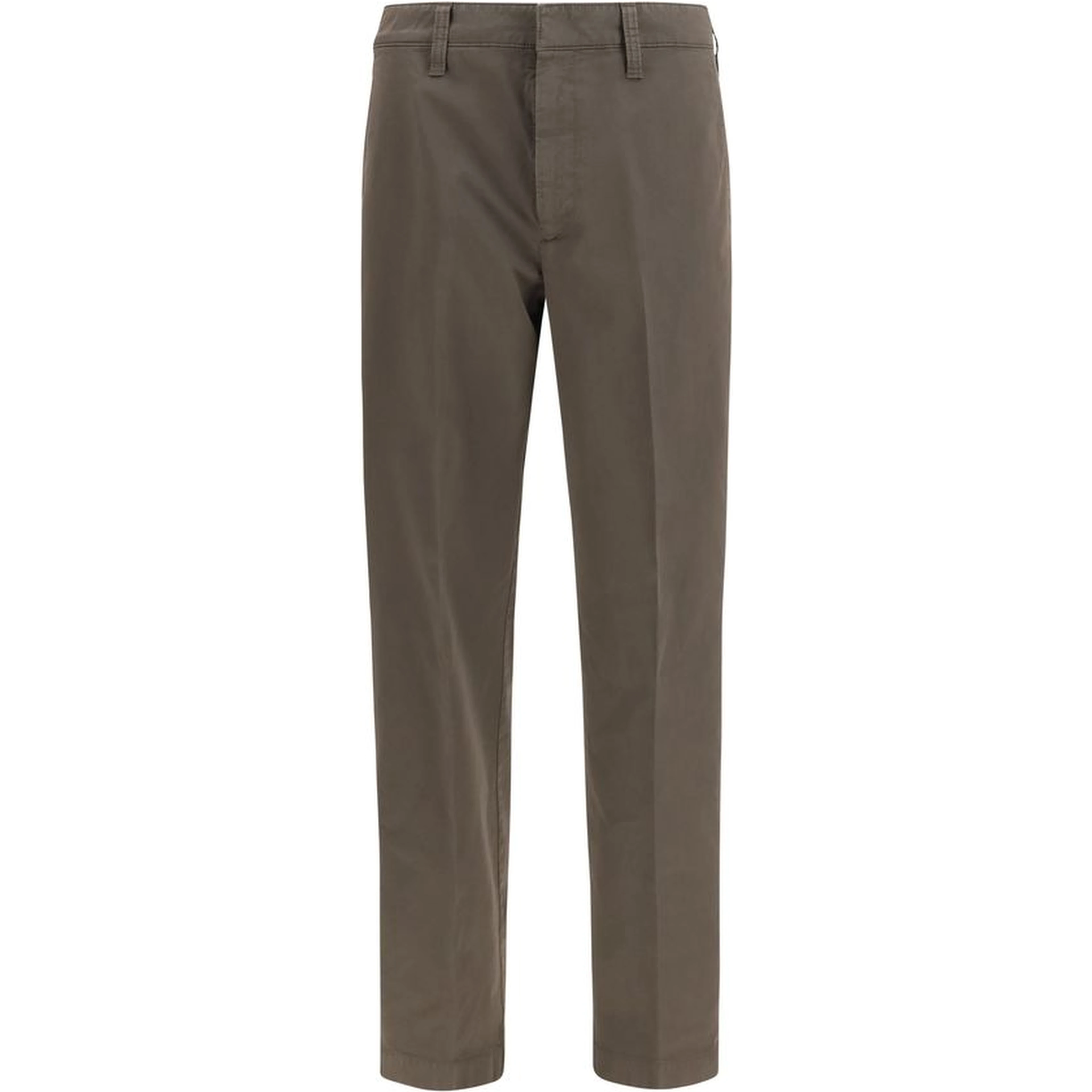 Brown Cotton Cargo Pants