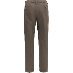 Brown Cotton Cargo Pants