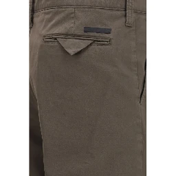 Brown Cotton Cargo Pants