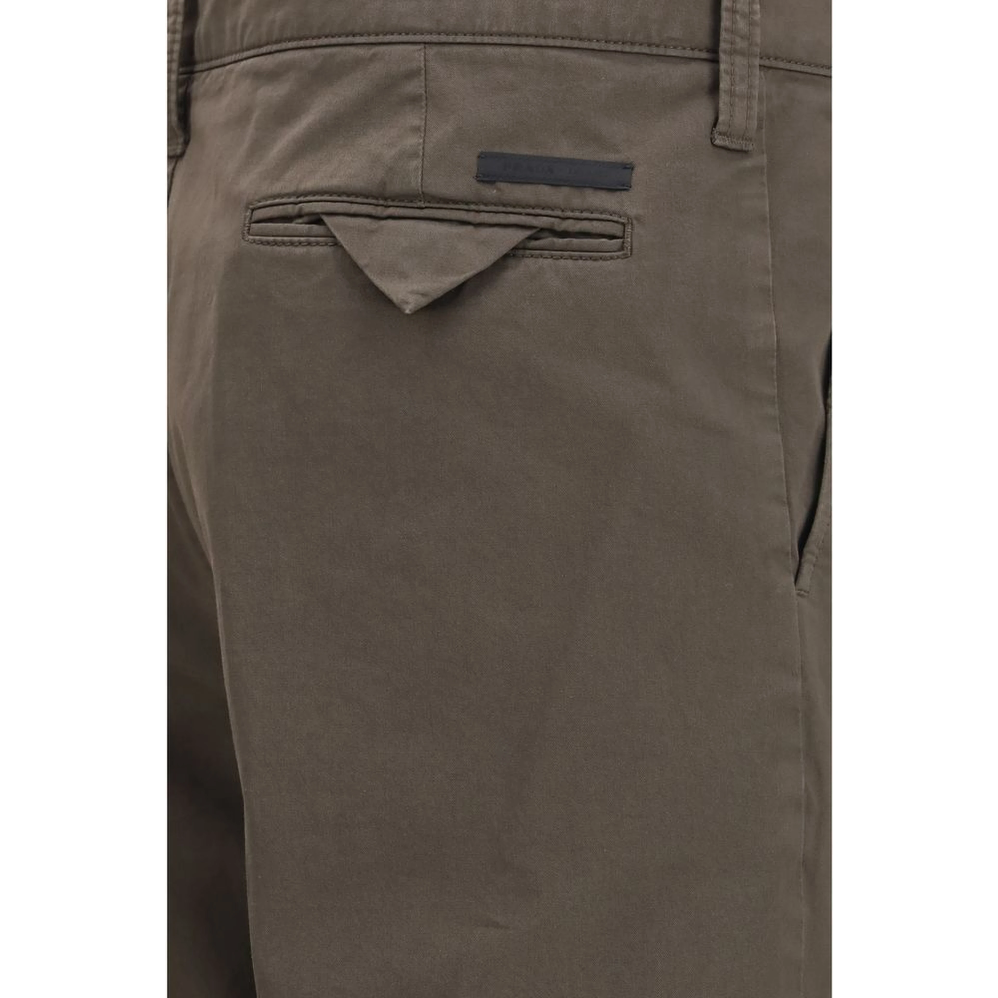 Brown Cotton Cargo Pants
