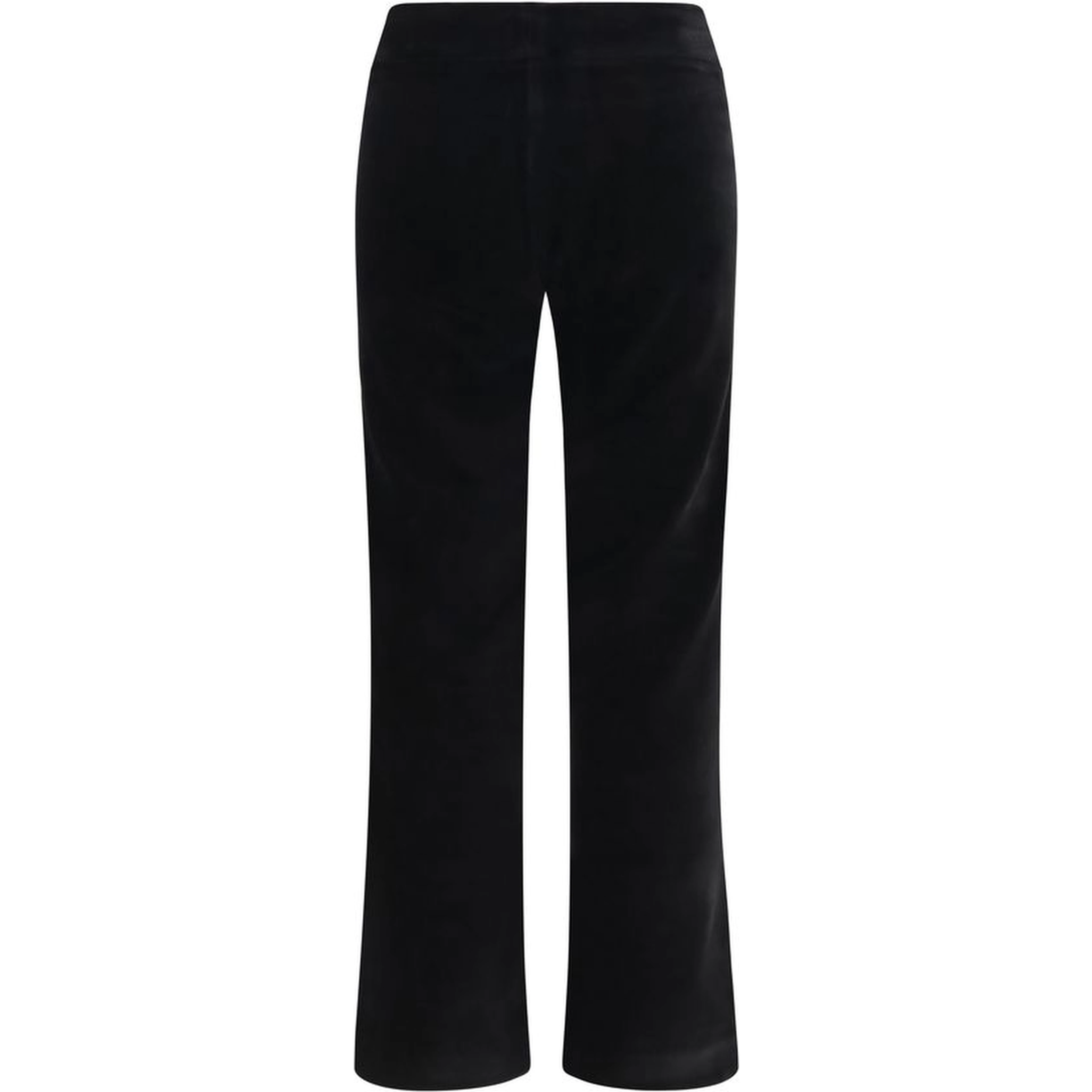 Black Cotton Flared Pants