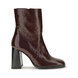 Bordeaux Calf Leather Bos Taurus Ankle Boots