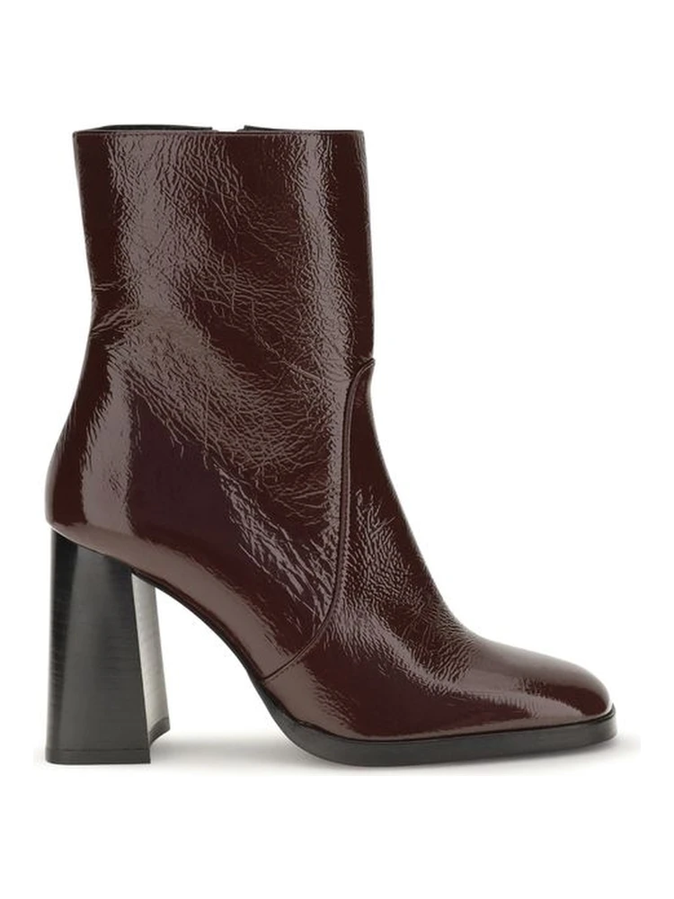 Bordeaux Calf Leather Bos Taurus Ankle Boots