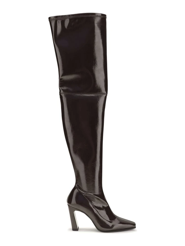 Brown Rayon Over The Knee