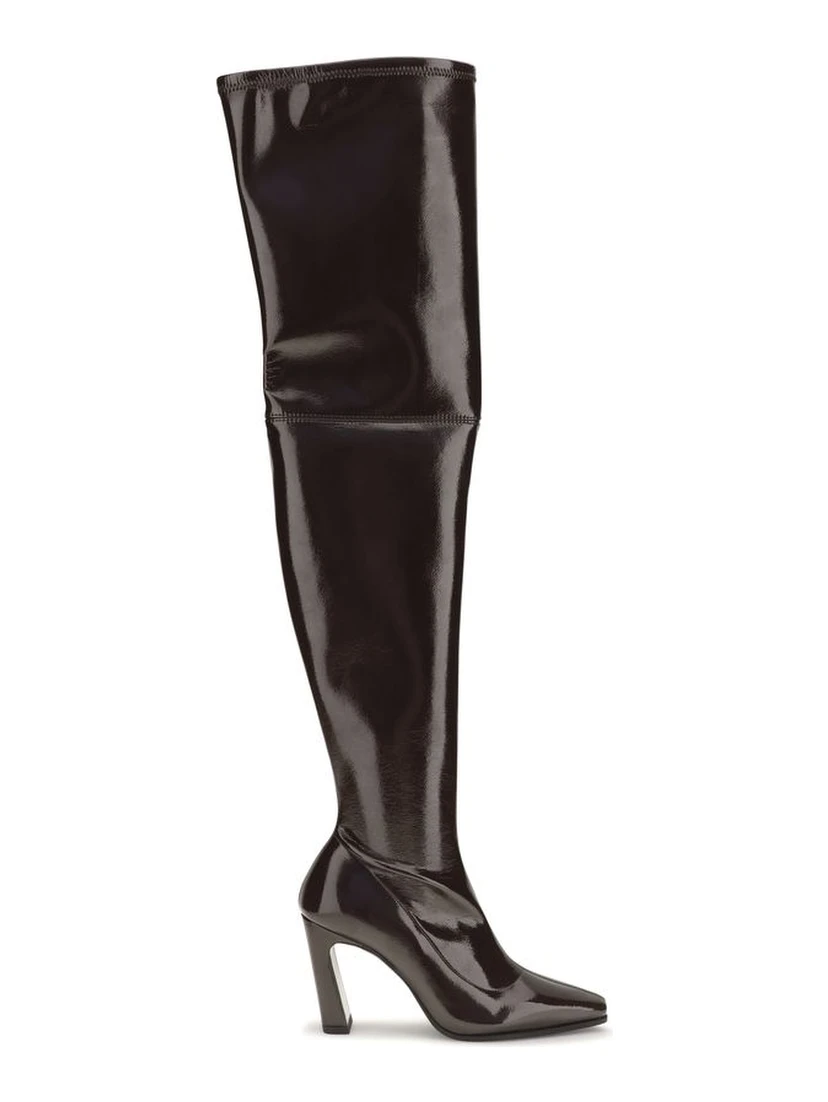 Brown Rayon Over The Knee