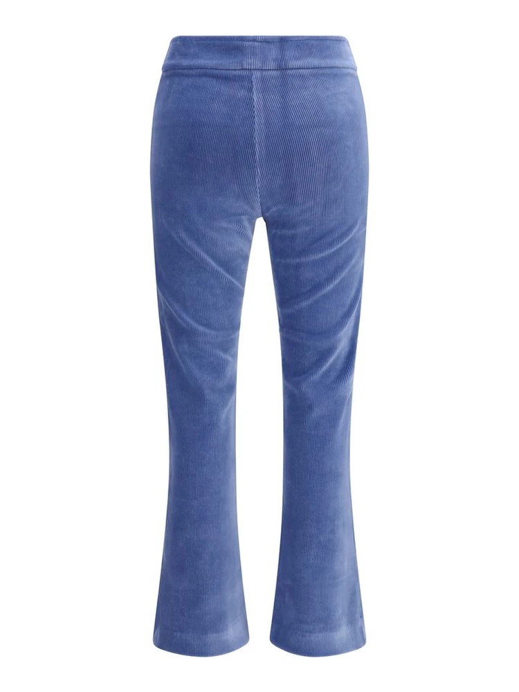 Blue Cotton Flared Pants alternative