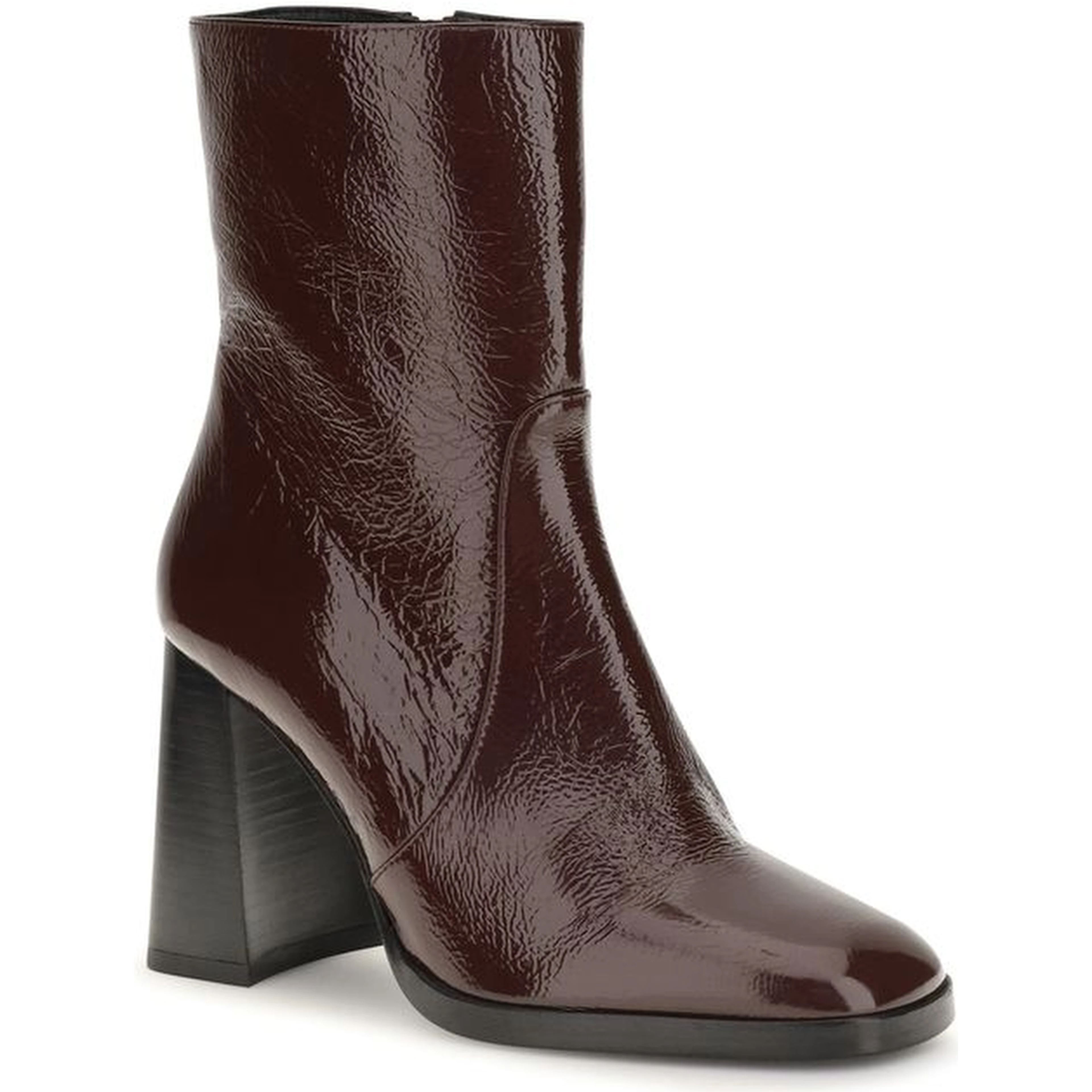 Bordeaux Calf Leather Bos Taurus Ankle Boots