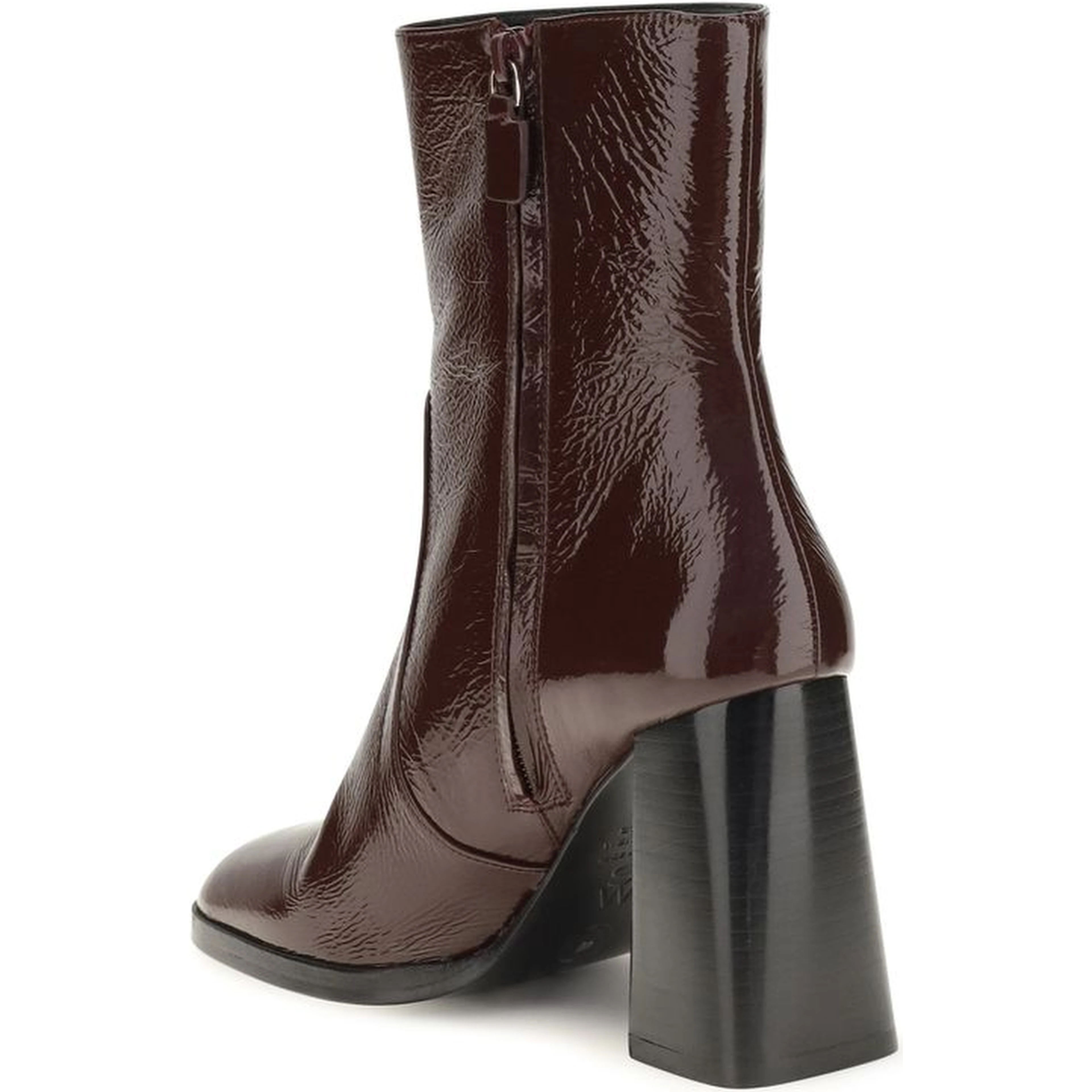 Bordeaux Calf Leather Bos Taurus Ankle Boots