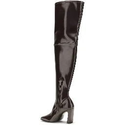 Brown Rayon Over The Knee