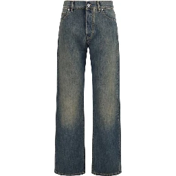 Blue Cotton Jeans Denim