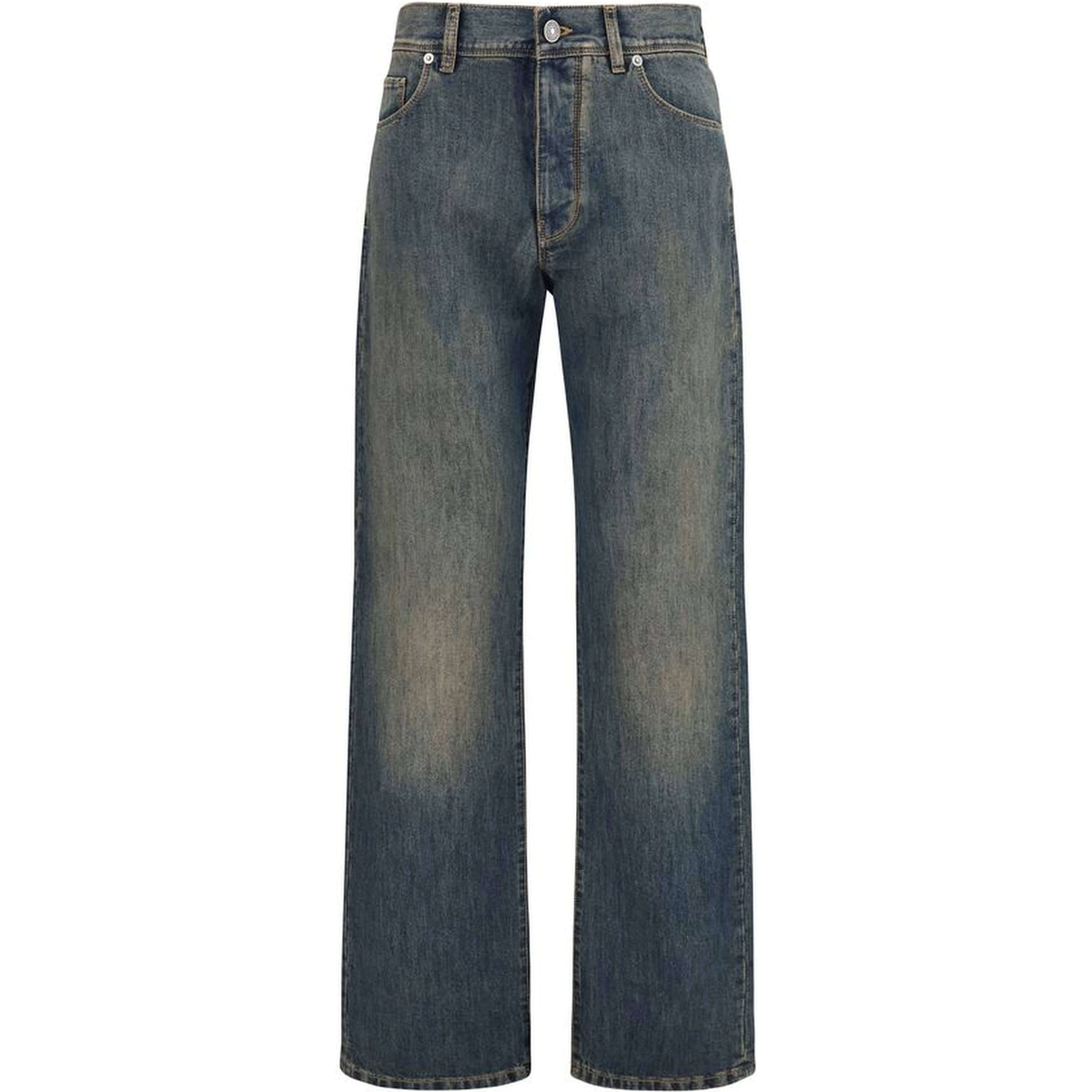 Blue Cotton Jeans Denim