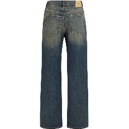 Blue Cotton Jeans Denim