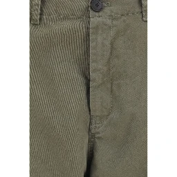 Bicolor Cotton Cargo Pants