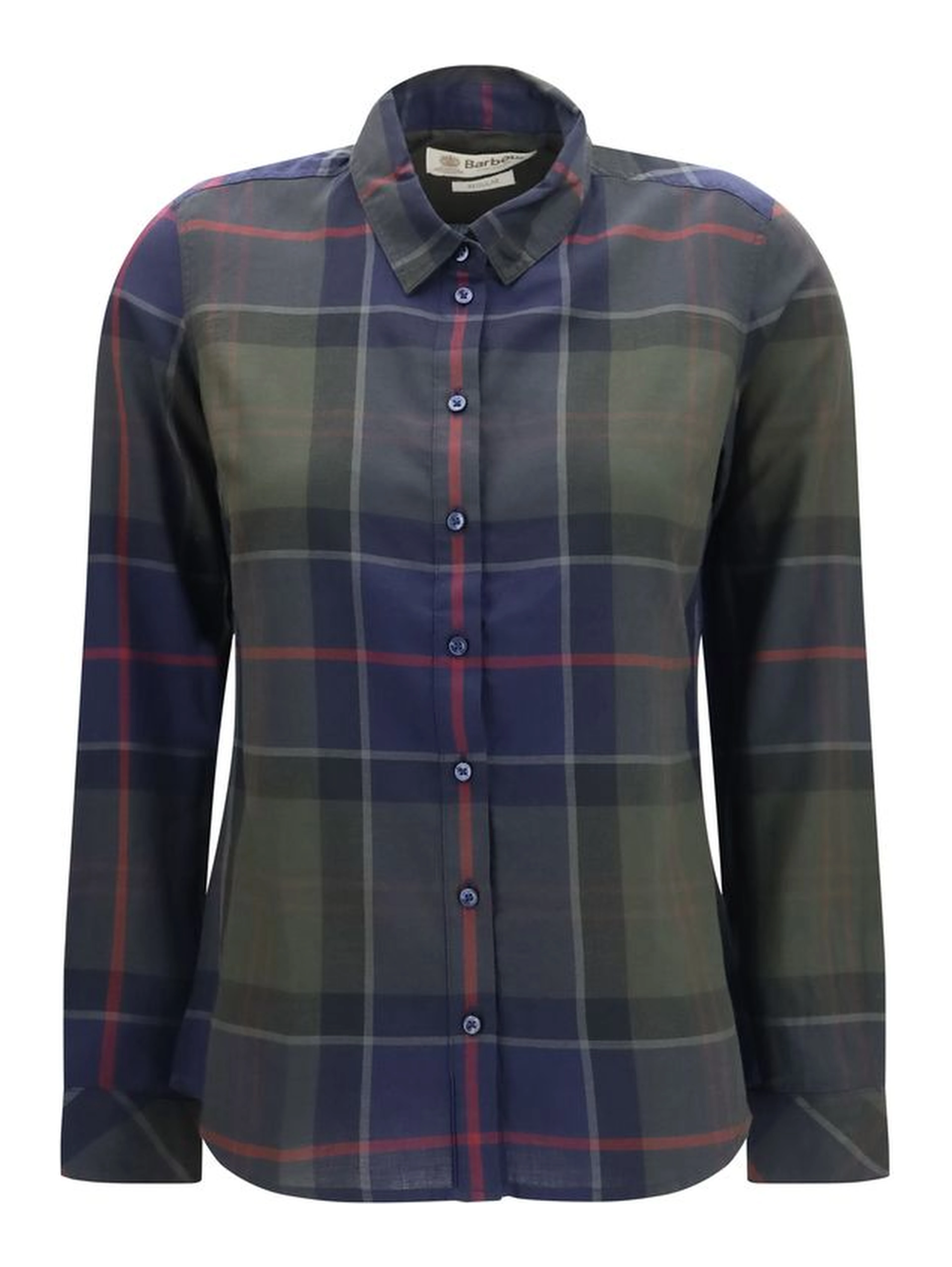 Bicolor Cotton Pattern Shirt