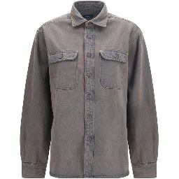 Gray Denim Shirt