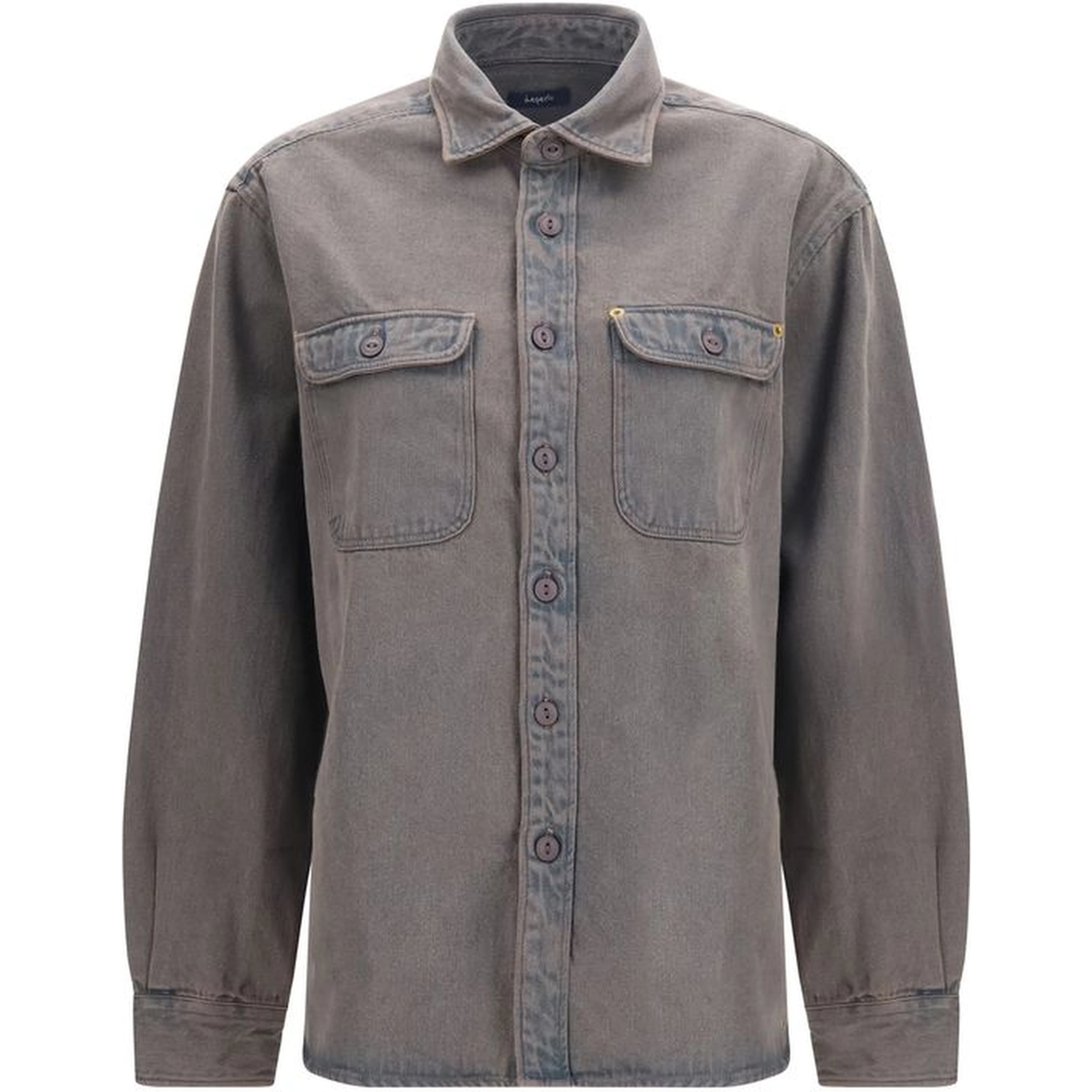Gray Denim Shirt