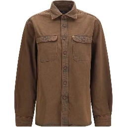 Brown Denim Shirt