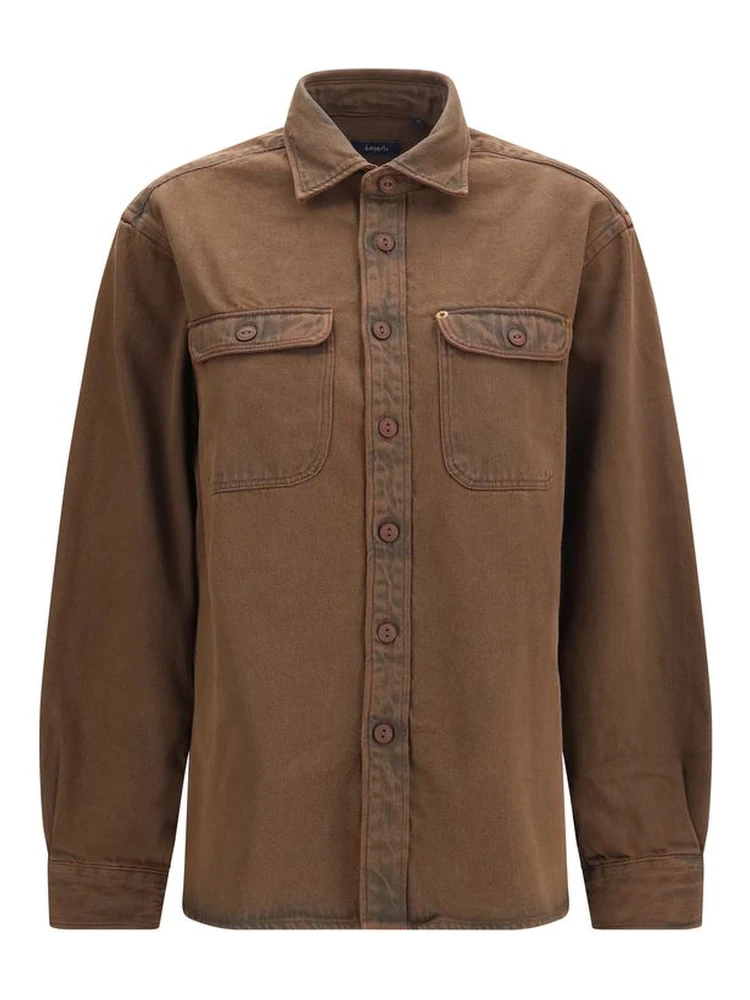 Brown Denim Shirt