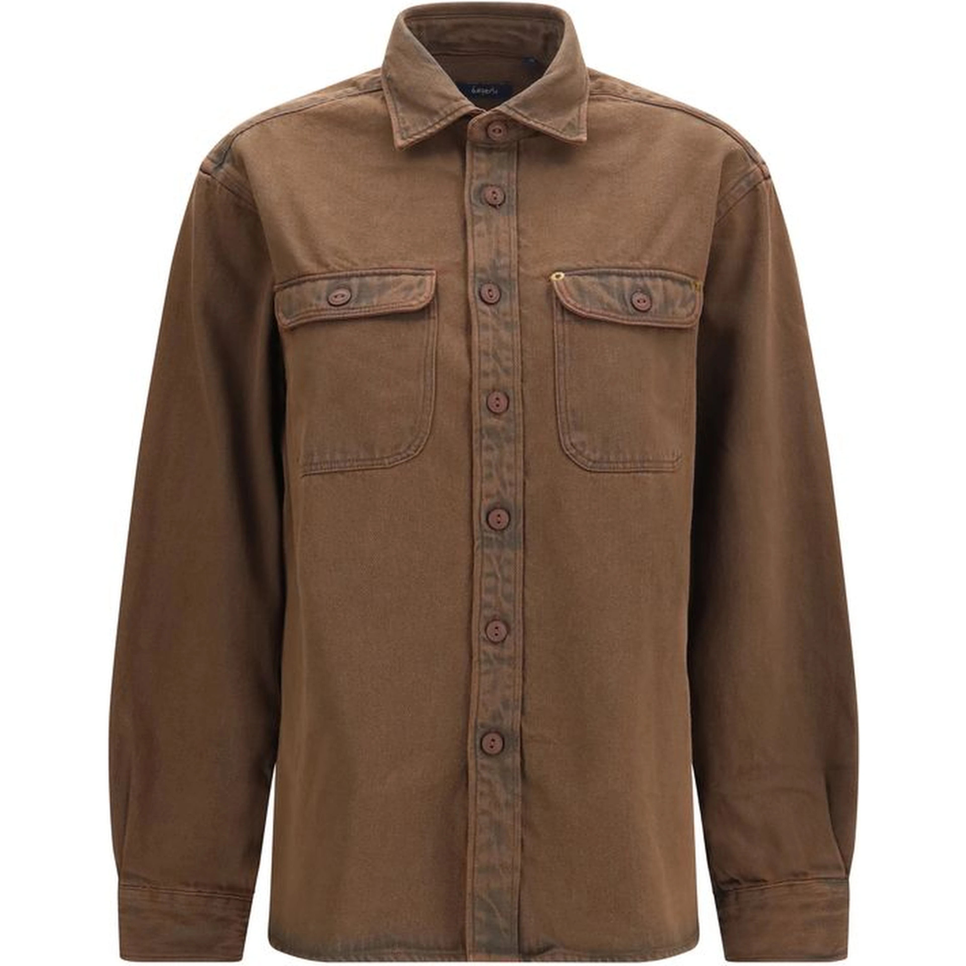 Brown Denim Shirt