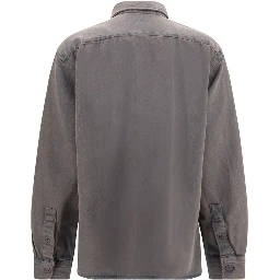 Gray Denim Shirt