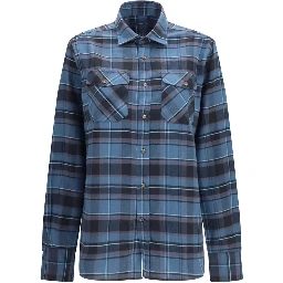 Blue Cotton Pattern Shirt