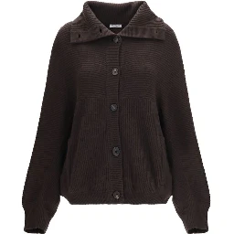 Brown Cashmere Cardigan